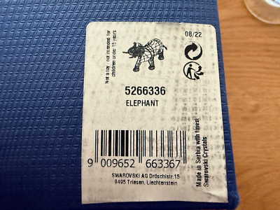 Swarovski Rare Encounters Crystal Elephant 5266336 NEW | eBay UK