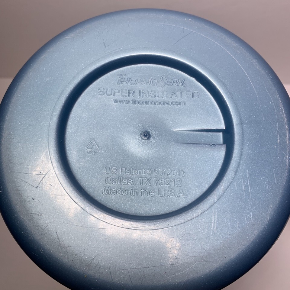 ThermoServ Super Insulated QT QuikTrip 52 oz Travel Mug Jug Blue