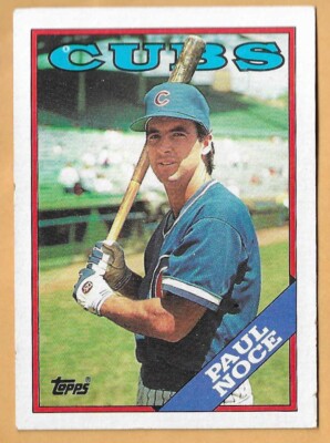 PAUL NOCE CHICAGO CUBS #542 - TOPPS NM-MT 1988