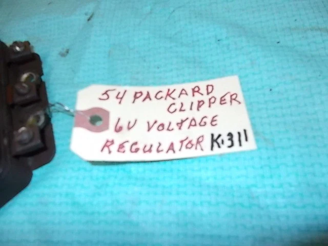 PACKARD CLIPPER 1954 REGULADOR DE TENSIÓN (6 VOLTIOS), PIEZA ORIGINAL.  K-311 Foto 4 de 4
