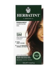 Herbatint Permanent Herbal Hair Color Gel 5M Light Mahogany Chestnut 4.56 ounce
