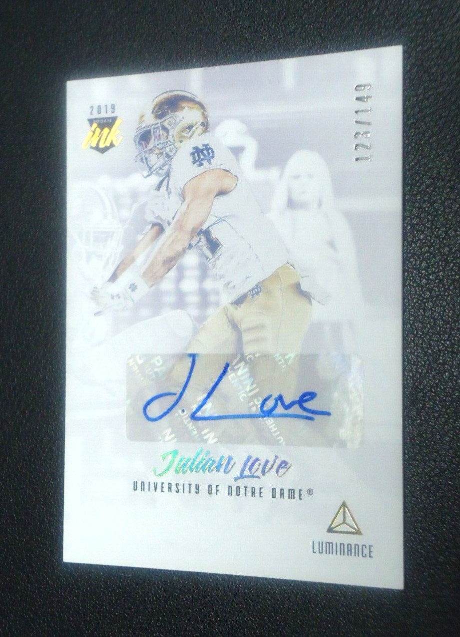 Julian Love Panini Luminance Rookie Ink #JL Base
