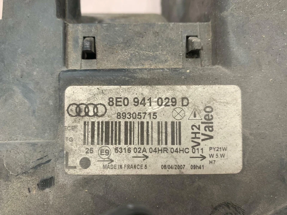 FARO IZQUIERDO AUDI A4 LADO PASAJERO 8E0941029D G2A Foto 2 de 4