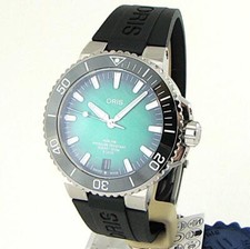 New 2026 Oris Aquis Date Rubber Green Dial 43mm 01 400 7763 4157-07 4 24 74EB 2