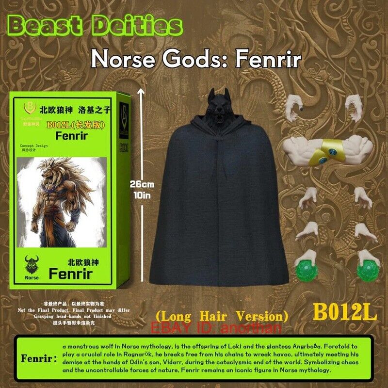 KONG Studio Beast Deities B012L Fenrir Broli Long Hair Ver KONG Studio Beast Deities B012L Fenrir Broli Long Hair Ver