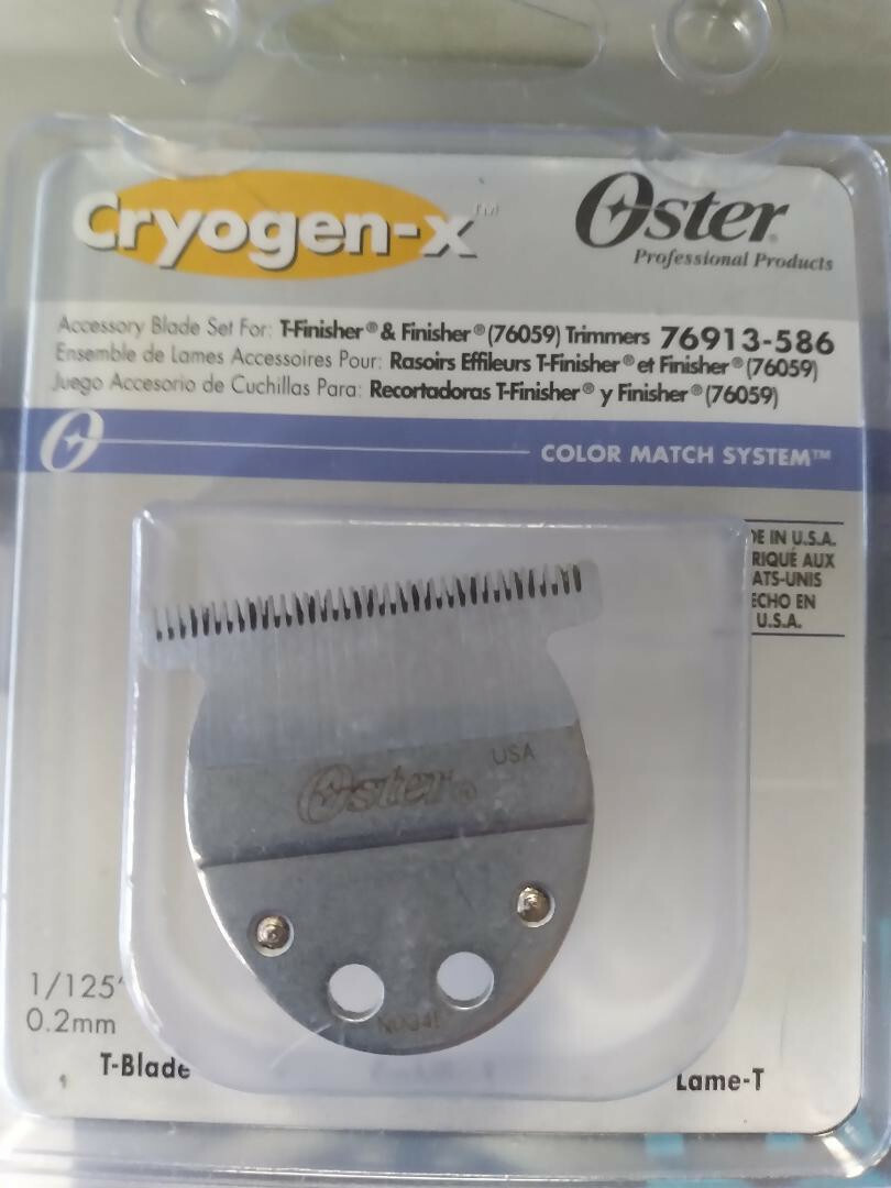Oster Model 59 T-Finisher Trimmer T-Blade Cryogen-X Trimmer 