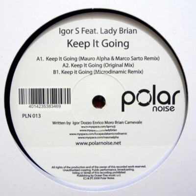Igor S - Keep It Going (12'') (Very Good (VG)) - 1902509423