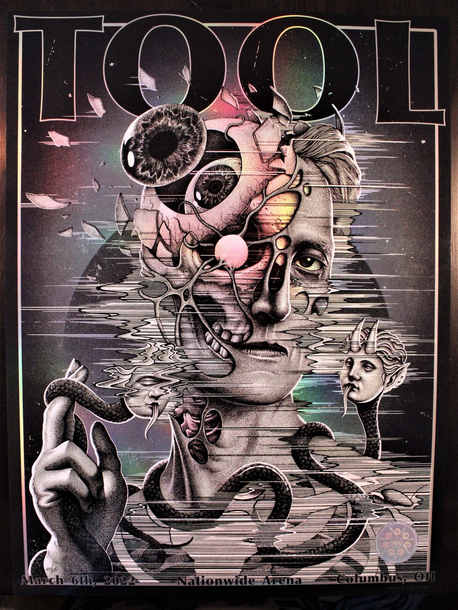 Tool Concert Poster 03/06/2022 Columbus OH. | eBay
