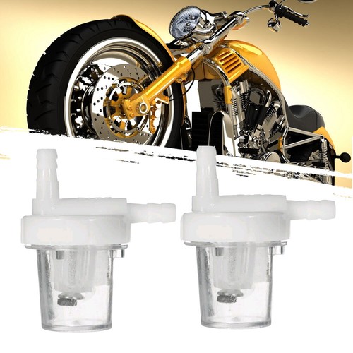 2Pcs Petrol Fuel Filter Universal For Motorcycle Using 1/4inch (6mm) Fuel Line - Picture 11 of 12