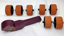 Lot Of 8 Stampin' Up Roller Wheel Stamps Around - SEE GREAT PICKTURES of ROLLERS