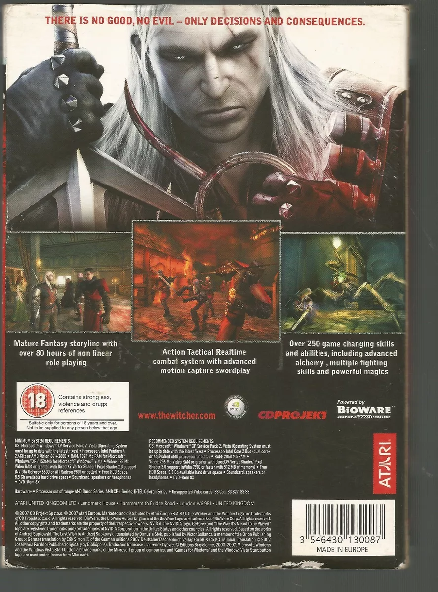 The Witcher System Requirements