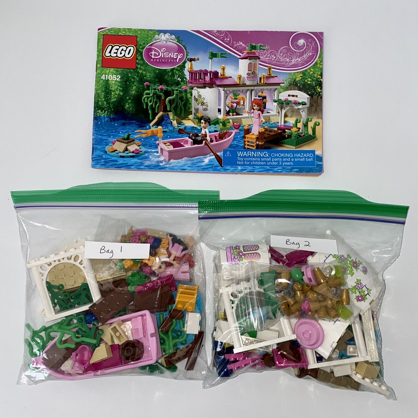 Lego Disney Princess 41052 Ariel’s Magical Kiss Complete Little Mermaid Eric