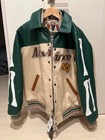 AVIREX Authentic  Leather  Varsity  Jacket  Size XL