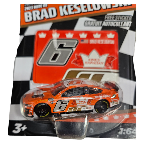 Nascar Authentics 2023 Brad Keselowski Wave 08 Kings Haw 1:64 Scale Brand New - Picture 3 of 8