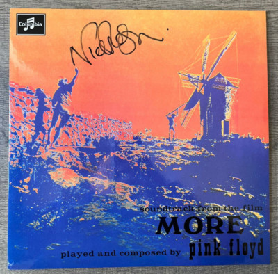 Nick Mason signiert PINK FLOYD More (1969) Vinyl 2016 GENAU PROOF/COA