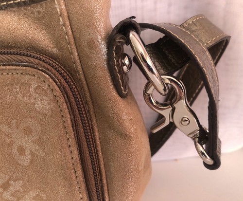 Kathy Van Zeeland Crossbody Bag Faux Soft Brushed Suede VGC Beautiful - 第 10/24 張圖片