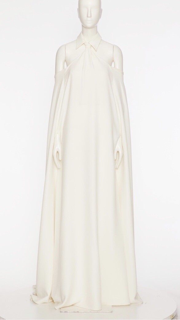 Cape Dress White Valentino Gown Valentino Cape-Style Evening Dress In White Lyst Cape Dress White Valentino Gown Valentino Cape-Style Evening Dress In White Lyst