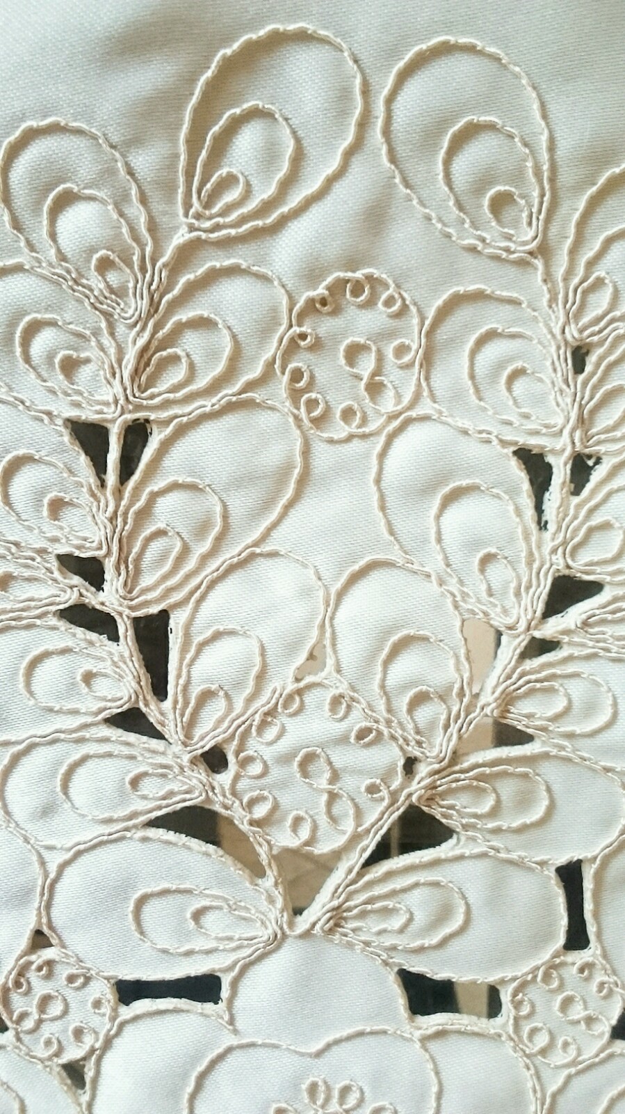 Rectangle Ivory 72x144" Embroidery Lace Cutwork Tablecloth Napkins Wedding Party