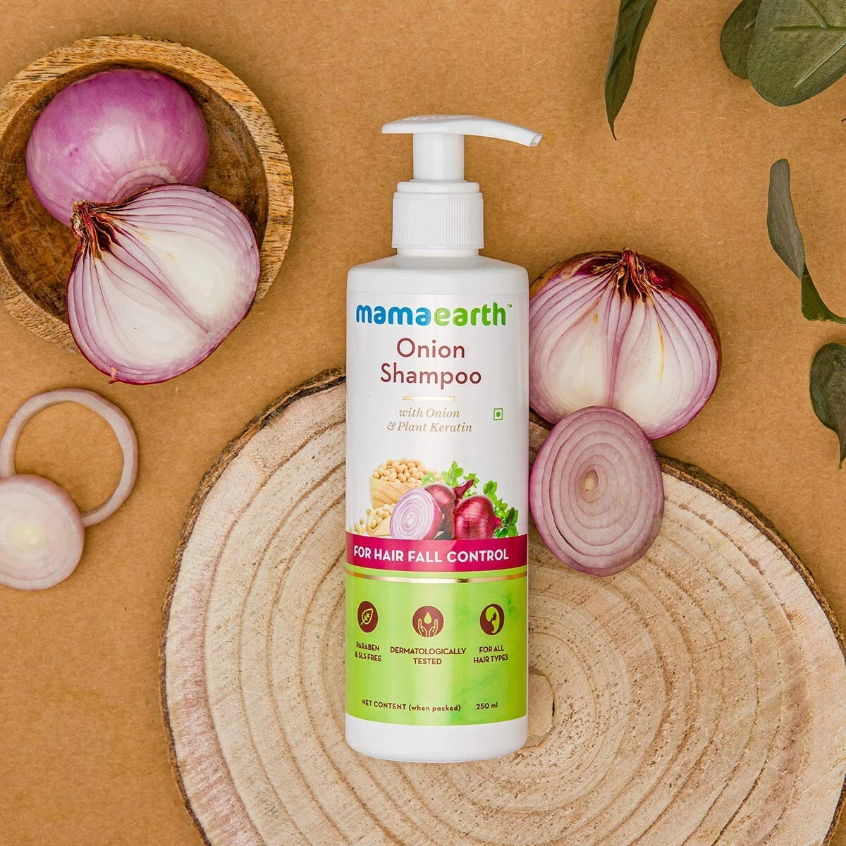 Mamaearth Onion Hair Fall Shampoo for Hair Growth Hair Fall