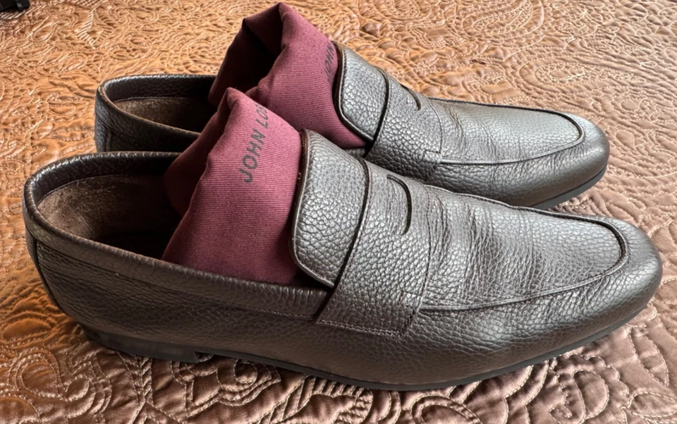 JOHN LOBB　Thorne Loafers Brown Dress Loafers UK 10 / US 11 - Excellent Condition - Image 4 of 4