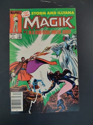 MAGIK #1 VF/NM OWWHITE PAGES 1983
