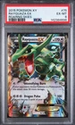 2015 Pokemon XY Roaring Skies Rayquaza EX Holo Ultra Rare 75/108 PSA 6