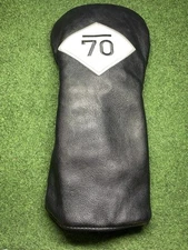 Sub 70 Driver Headcover Cover Lined Black White Diamond Excellent Condition