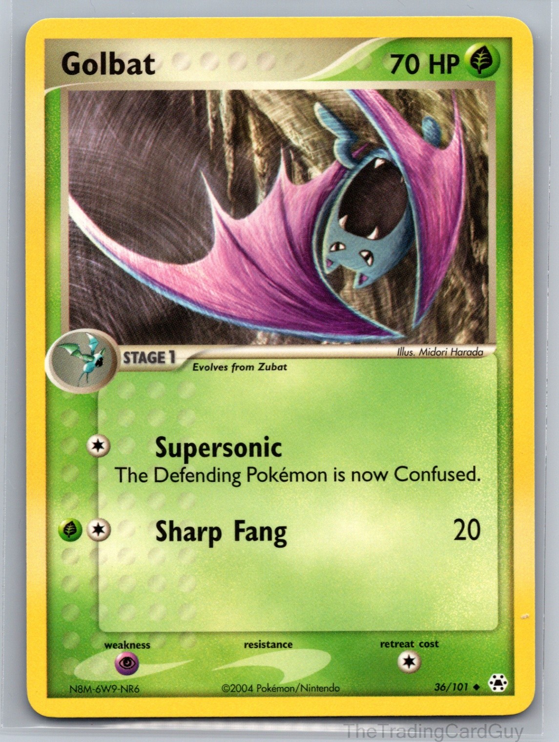 Golbat Uncommon Hidden Legends Normal 36/101 NM