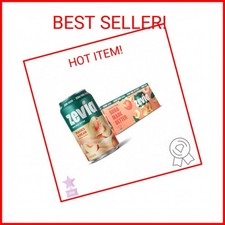 Zevia Zero Sugar Soda, Peaches and Cream, 12 oz Cans 8-Pack Caffeine Free, N