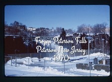 35mm slide Frozen Paterson Falls Paterson, New Jersey - 1970