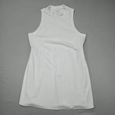 Old Navy Womens XL Active Powersoft Dress White Sleeveless Athletic Golf Tennis