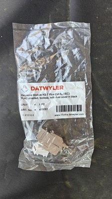 Rj45-Modul,DAETWYLER Keystone 418061, Rj45-Modul, KS-Tplus, 6A Cat.6A