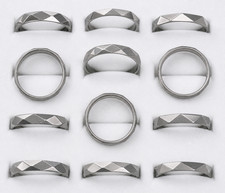 Wolfram Tungsten Ring 4x h&auml;rter als Titan Trauringe Eheringe Freundschaftsringe