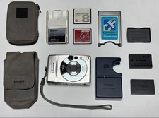 Canon IXY DIGITAL 300 Silver Compact Digital Camera Tested Working Japan