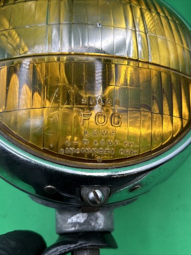 SOLAR Two Tone Bi Color Lens Vintage Fog Driving Lights Chevy Buick Pontiac Nash - Picture 4 of 24