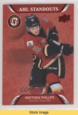 2020-21 Upper Deck AHL Standouts Red Matthew Phillips #240 READ 8tn