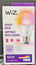 WiZ Color Changing 60W EQ A19 Full spectrum Smart LED Light Bulb