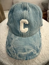 Celine Denim Hat Small Cap Blue Cotton