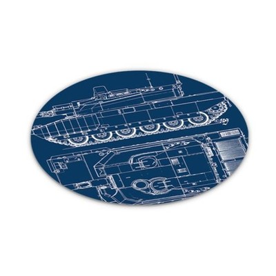 Hobby World Vinyl Decal 300mm Blueprint - AMX Leclerc SW (New)