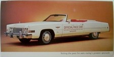 Nos 1973 Cadillac Eldorado Indy Pace Car Postcard Original Nos 1973 Cadillac Eldorado Indy Pace Car Postcard Original