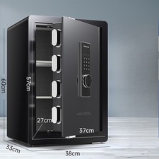 Large Door Security Safe Box, Home Safe Lock Box with Fireproof Security Safe