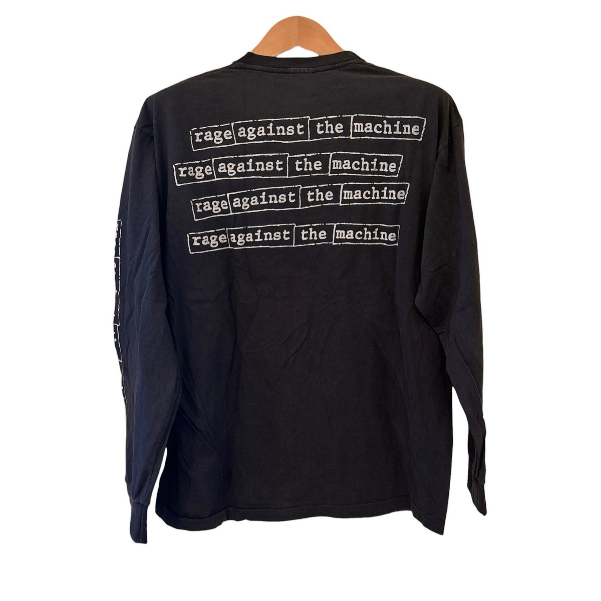 VTG Rage Against the Machine FUCT Oval Logo Ford Long Sleeve Shirt