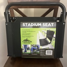 Cascade Mountain Tech Lightweight Stadium Seat for Bleachers w/ Steel Frame
