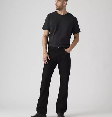 NEW! Levi's 517  Bootcut Men's Jeans, Black - Non Stretch