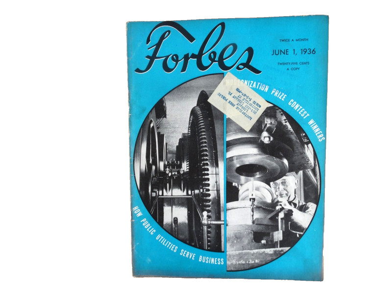 Forbes – June 1, 1936 – How Public Utilities Serve Business 