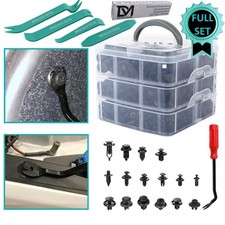  XXL Box Befestigung Niete Clips KFZ Stoßstange Auto Reparatur +4er Werkzeug Set