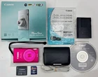 Canon PowerShot ELPH 320 HS 16.1MP Digital Camera Pink Complete In Box