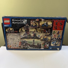LEGO Knights Kingdom 8877 Vladek's Dark Fortress Incomplete w/ Box & Manual 2005