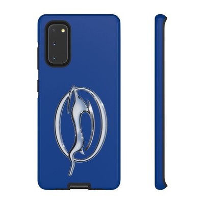 Chevy Impala Lowrider Logo Phone Case Blue Classic Chevrolet Case