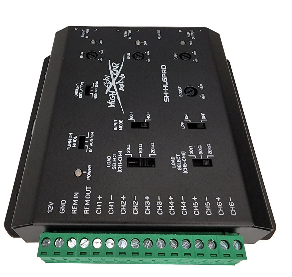 Sky High Car Audio HL6 Pro High Low Line Out Converter with Bass Control Knob - Image 4 of 4